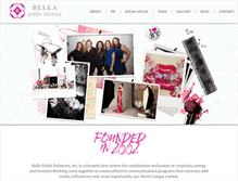 Tablet Screenshot of bellapr.com
